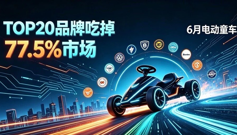 TOP20品牌吃掉77.5%市场,6月电动童车的坚守与突围战