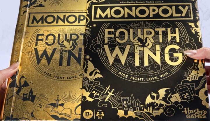 Hasbro Announces ‘Fourth Wing Editions’ of Monopoly and Monopoly Deal
