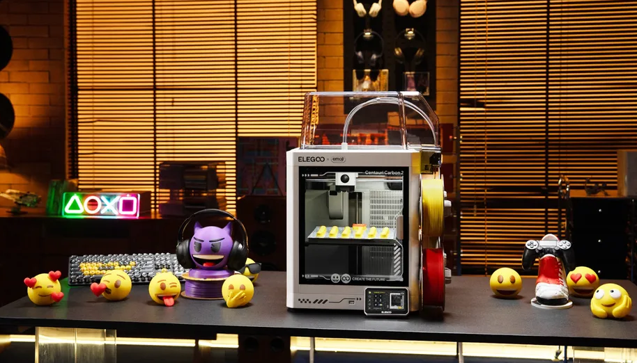 ELEGOO and emoji Team Up for Co-Branded 3D Printer