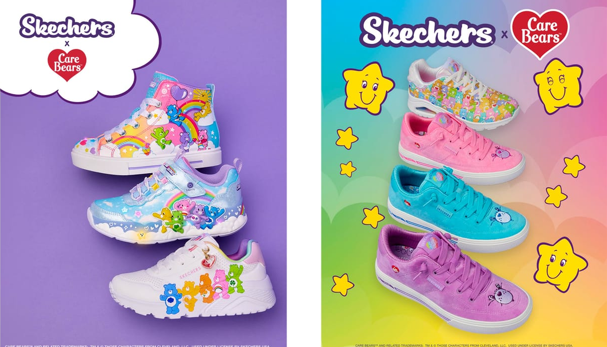 Skechers and Care Bears Collab on Comfort