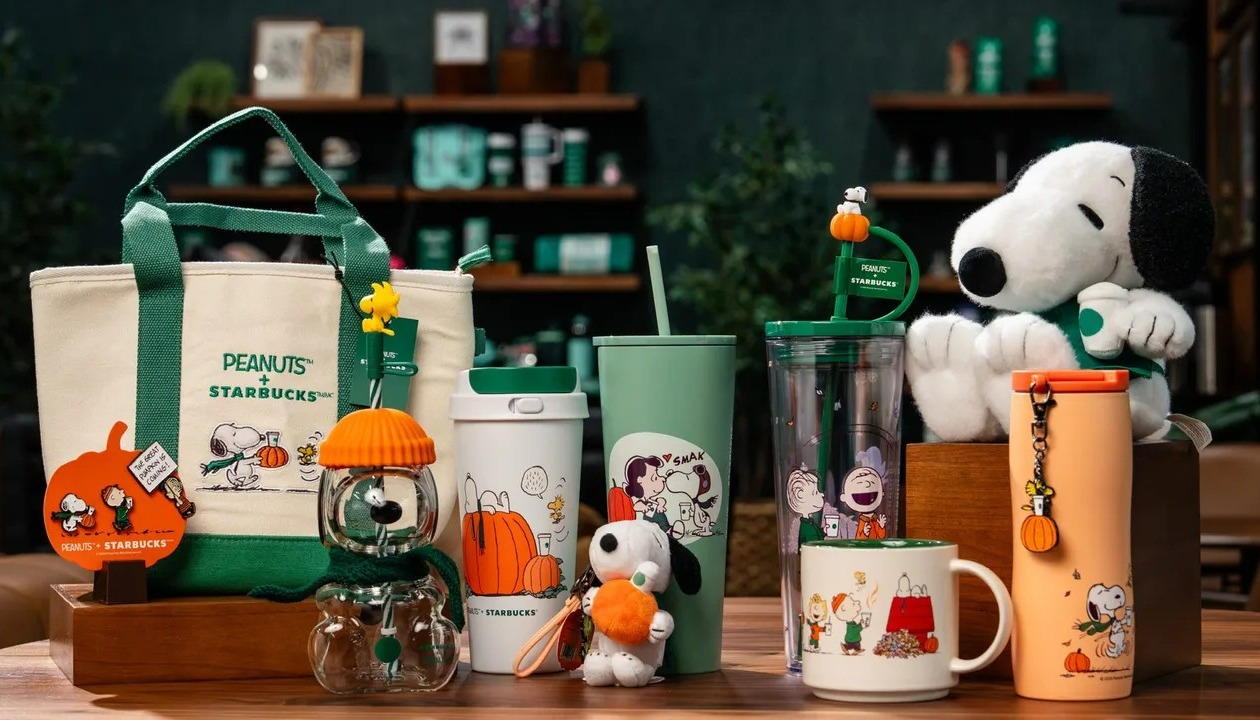 Starbucks Launches Peanuts Merch Collection