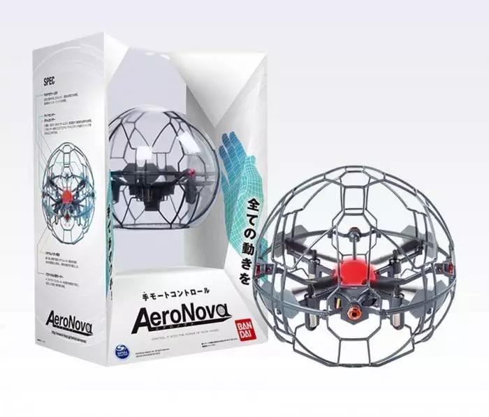 玩具展展商品牌万代新品“AeroNova” 可挥手操作空中悬浮球