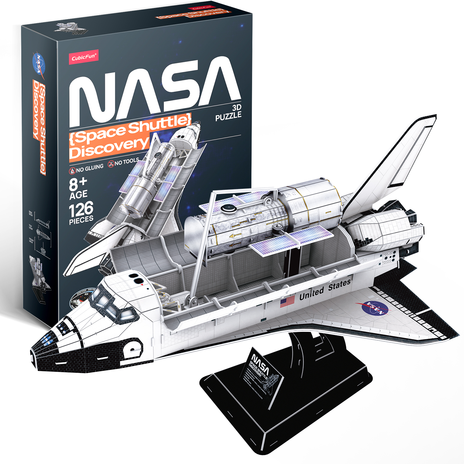 乐立方3D立体拼装 NASA-发现号航天飞机