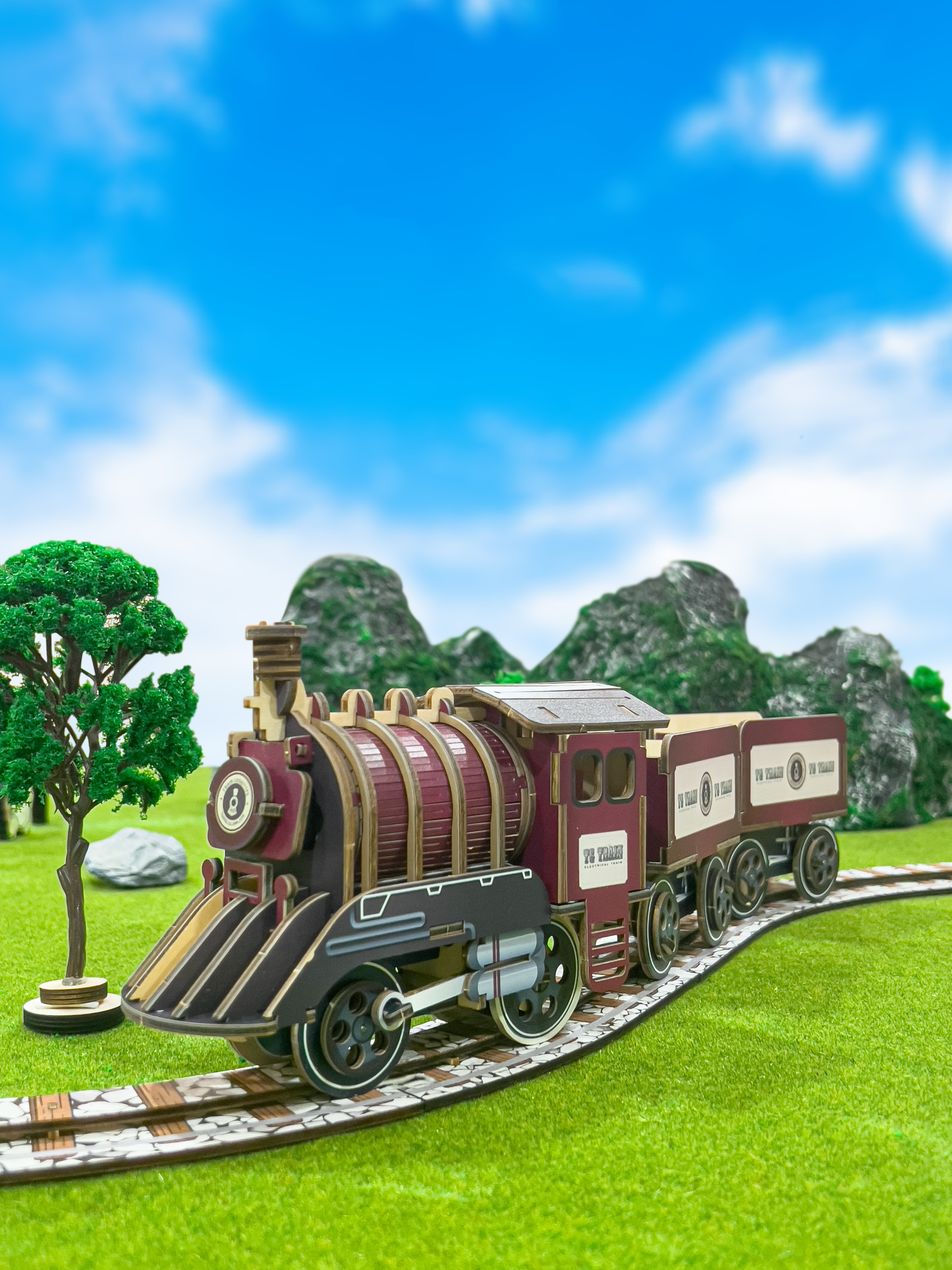 TRAIN SERIES I - AMERICA STEAM TRAIN