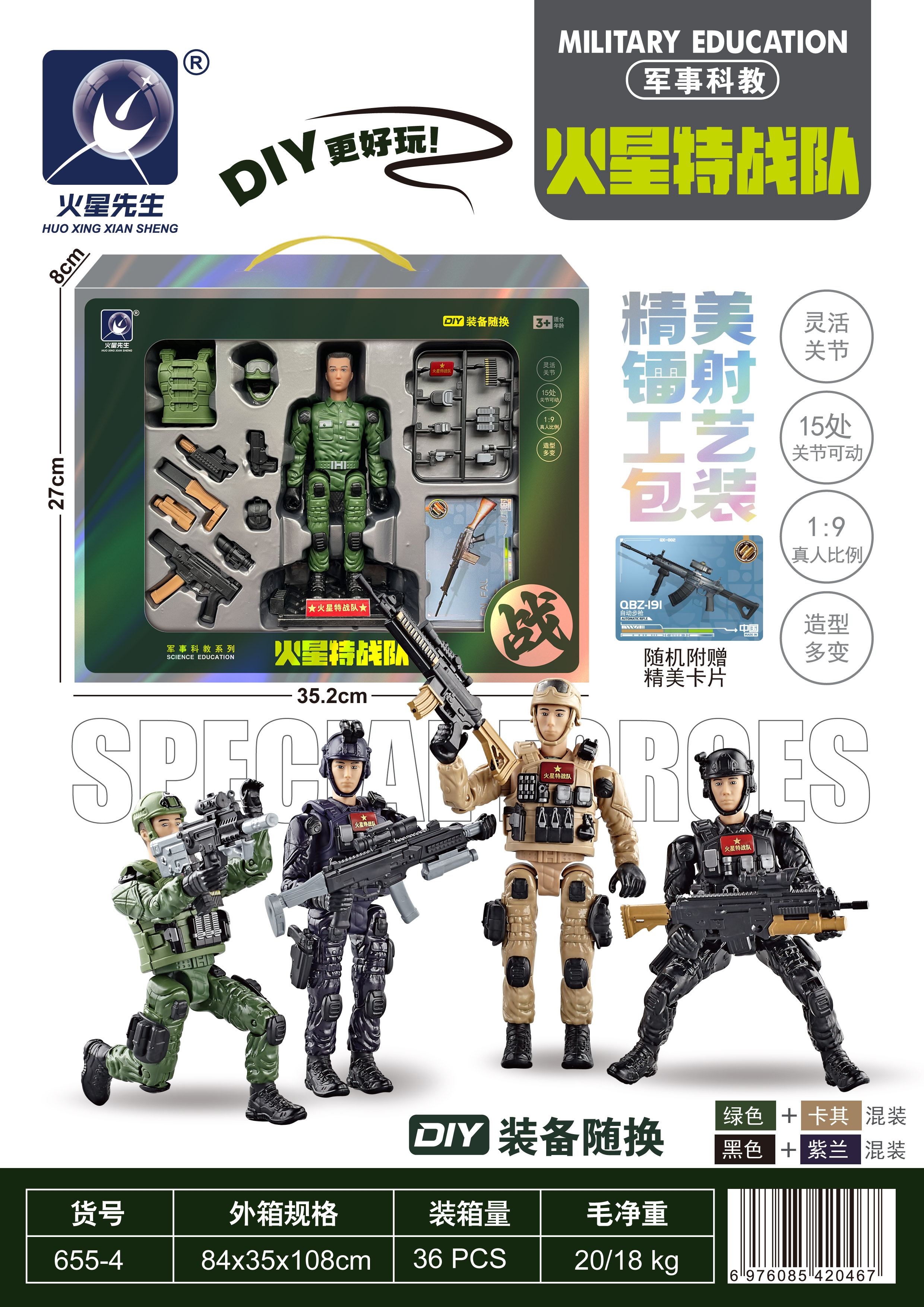 1:9兵人模型