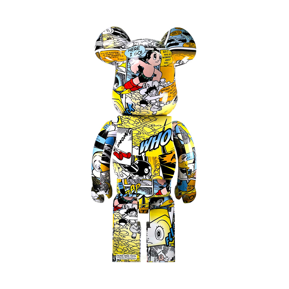 BE@RBRICK ASTRO BOY COLOUR 100% & 400% ((彩色漫画迷彩))