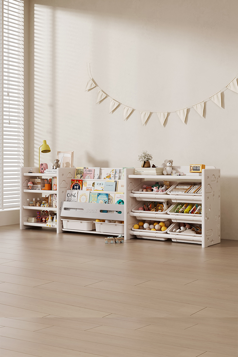 Toy Picture Book Storage Rack in Three Combinations