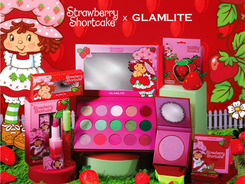 GLAMITE - 草莓甜心主题彩妆套装