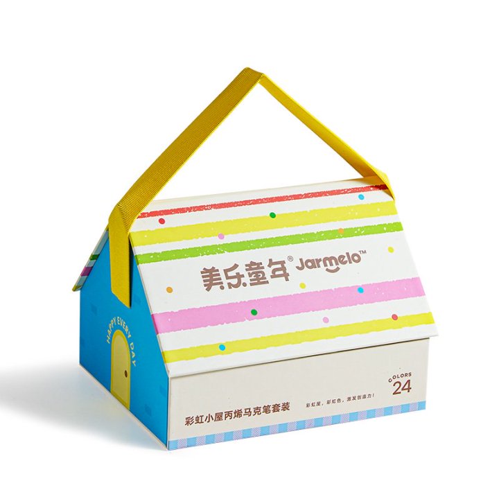 美乐童年彩虹小屋丙烯马克笔