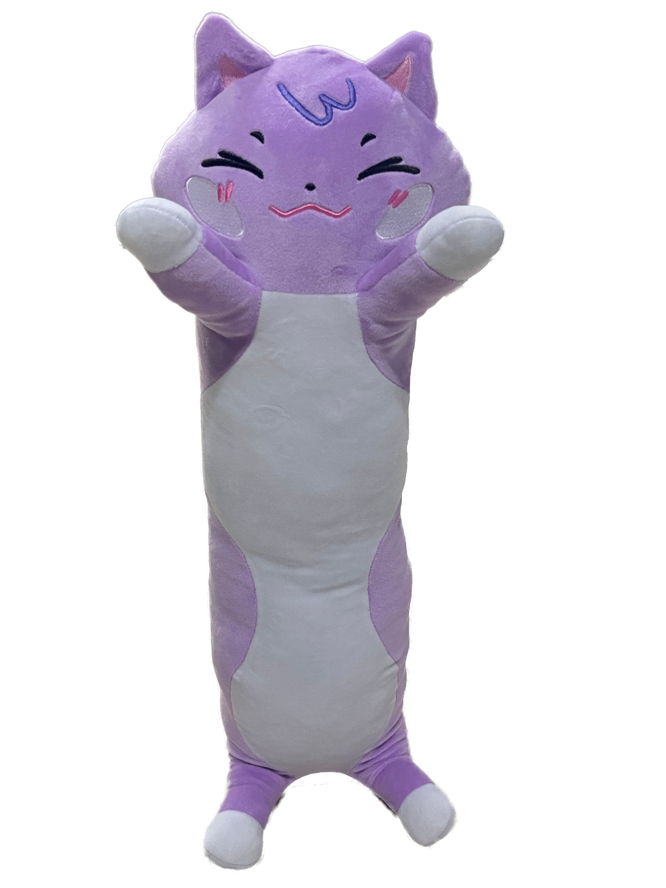 长条猫抱枕