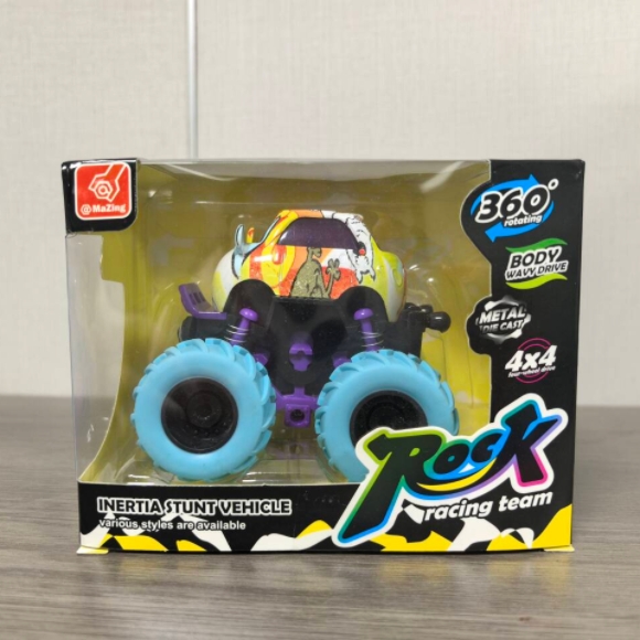 Diecast Double-Friction rotary swing car-graffiti