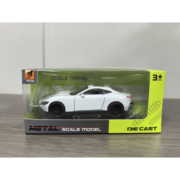 Diecast car model Pull-Back door opening sports car sound and light (1:36)