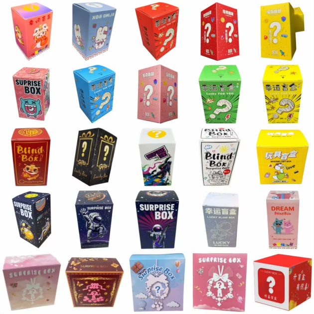 Cardboard Toys Shipping Box Surprise Packing Paper Box For Toys