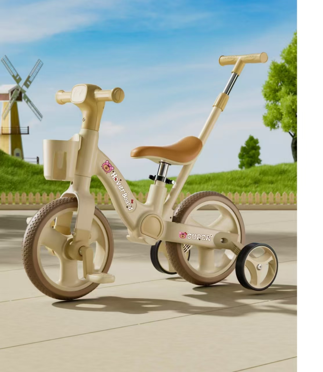 Children's stroller.