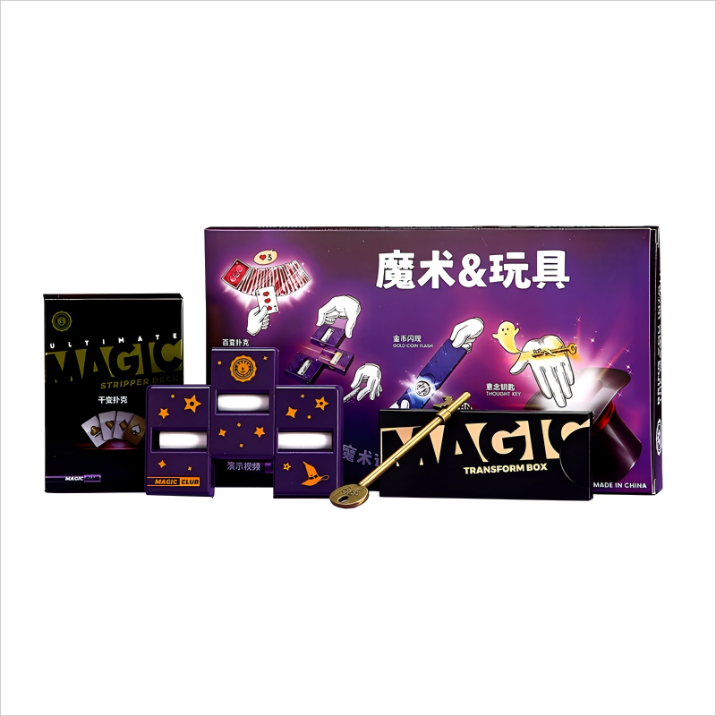 魔法俱乐部-魔术玩具体验礼盒（紫）