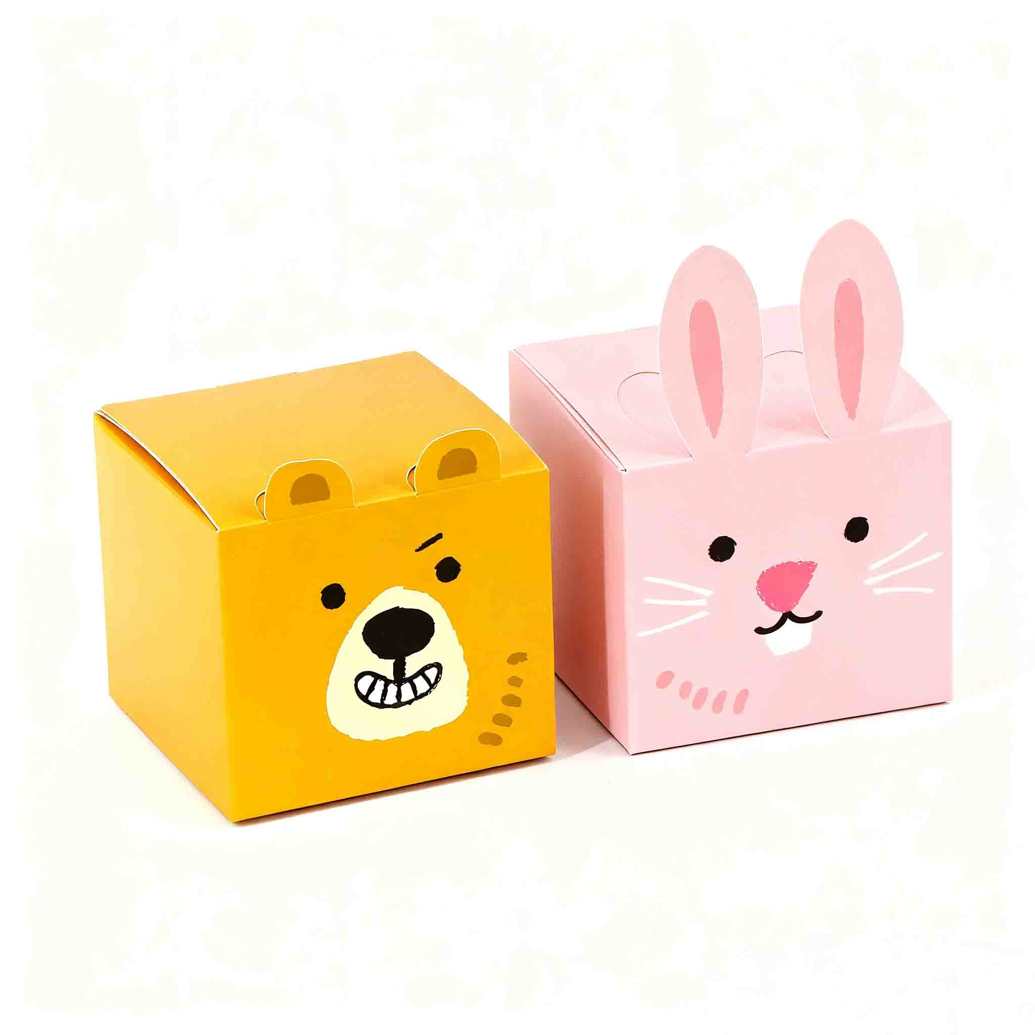 Cartoon animal paper box