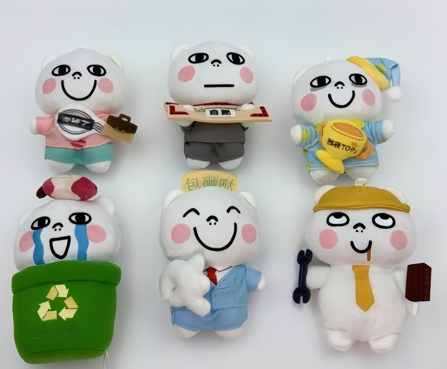 猪傻傻都市隶人系列盲盒挂件