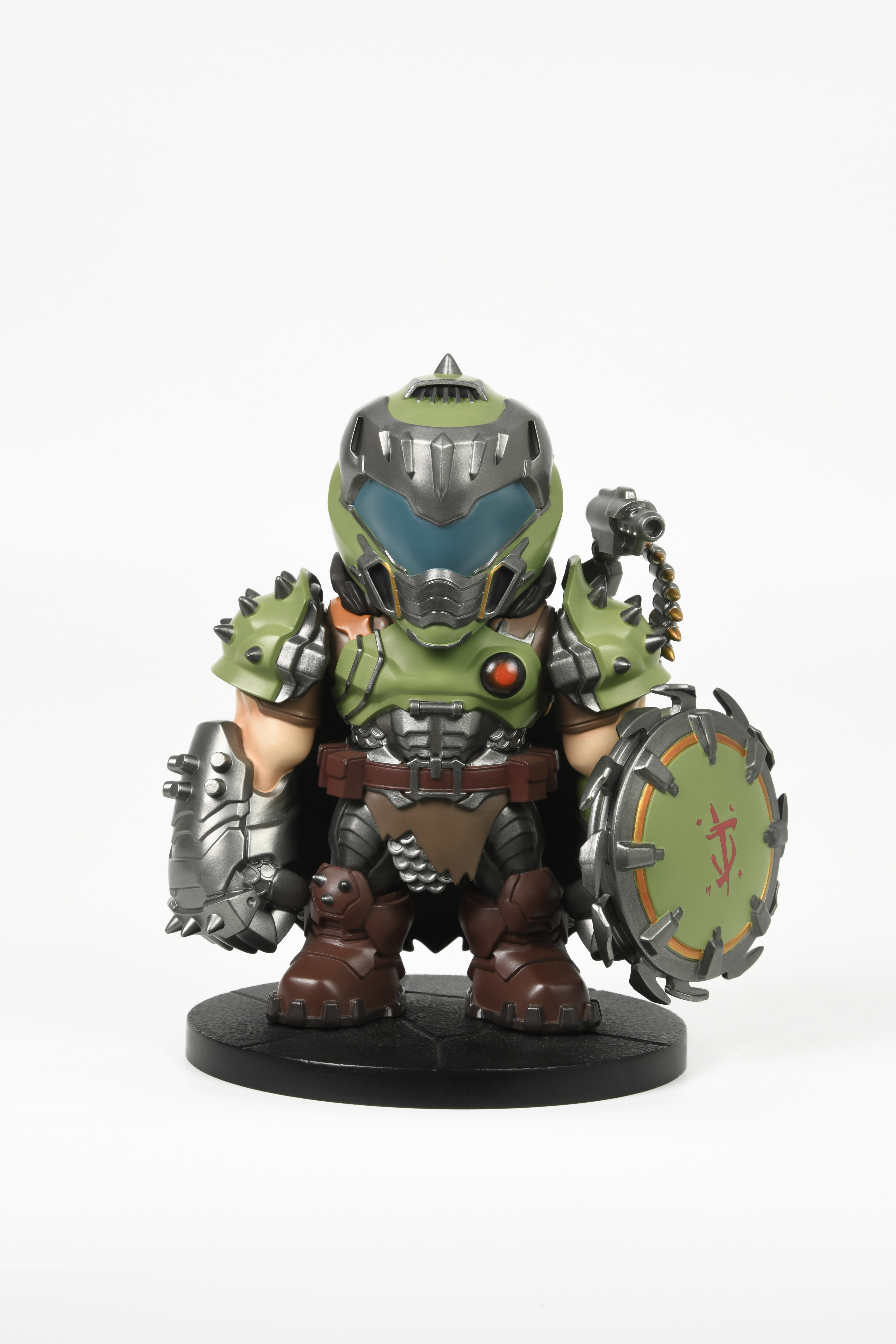 5"绿色战士公仔
