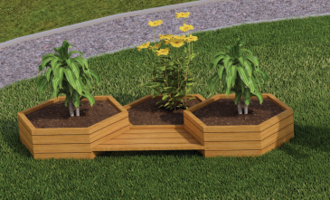 Honeycomb Style Flower Box