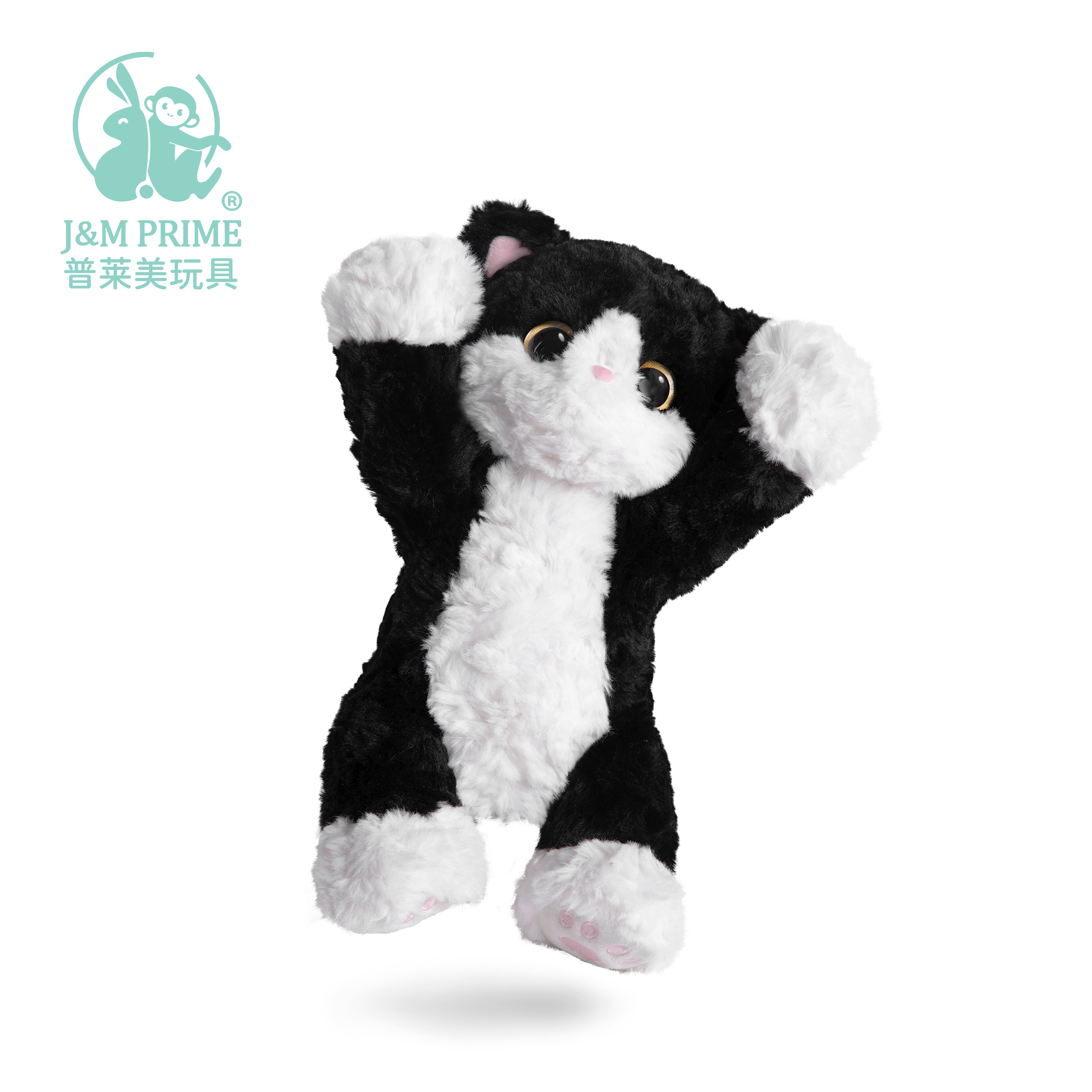 J&M PRIME普莱美玩具奶牛猫蒙纳MONA玩偶毛绒玩具