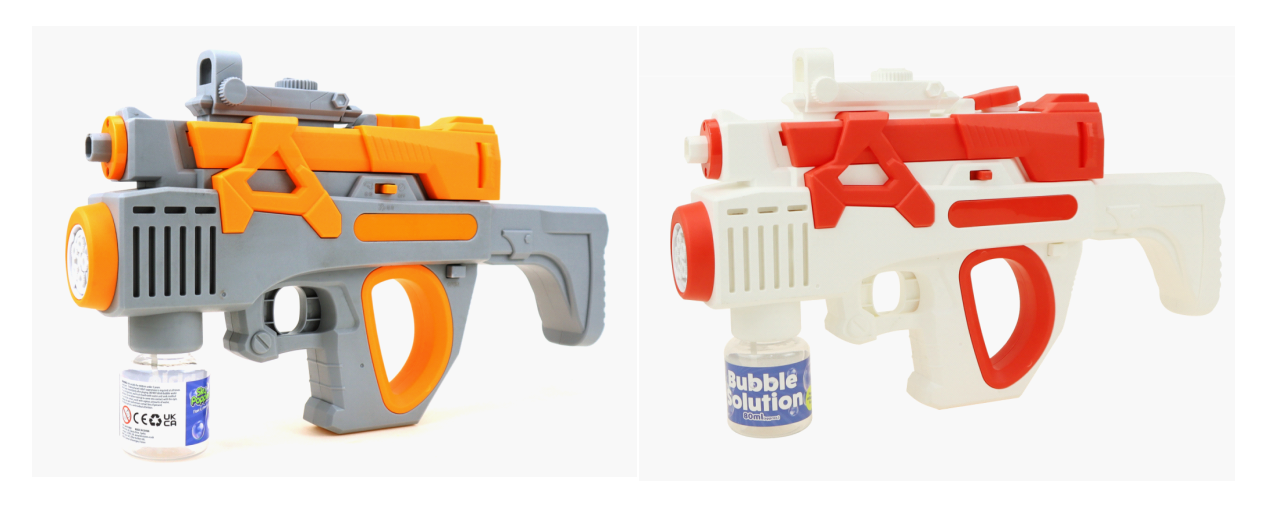2IN1 Bubble Gun With 50ml Bubble Water