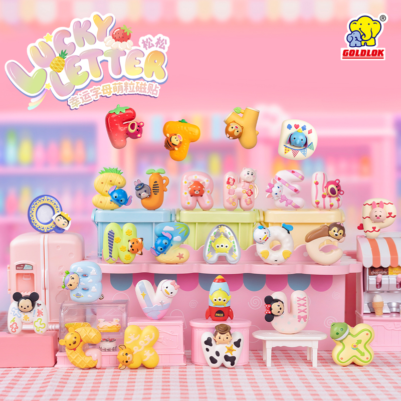 Disney Tsum Tsum Lucky Letter Refrigerator Magnet