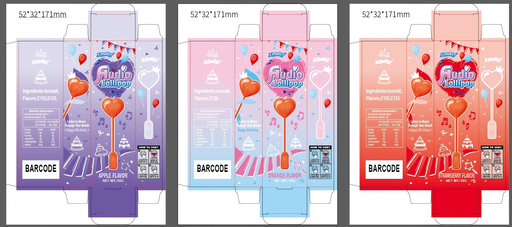 AUDIO LOLLIPOP W/15g LOLLIPOP