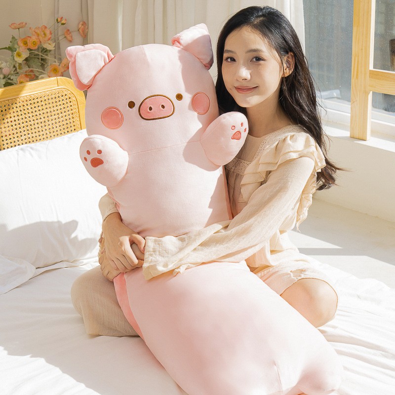 猪猪玩偶可拆洗长条抱枕毛绒玩具公仔专用女生睡觉抱睡夹腿布娃娃