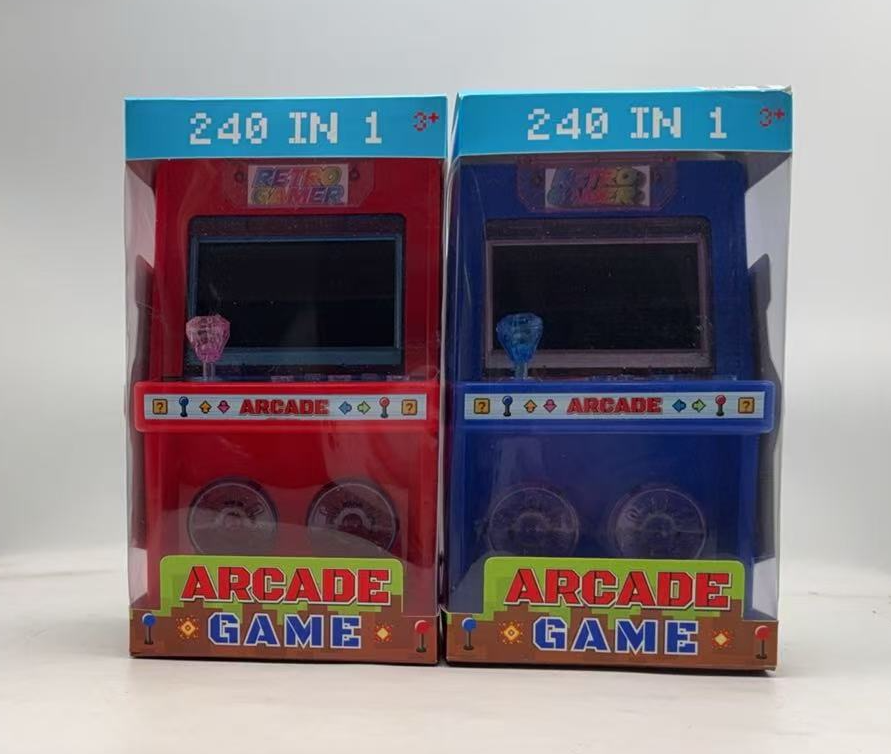 4.3 INCHES HD COLOR SCREEN GAMES 240 IN 1 .2color mix