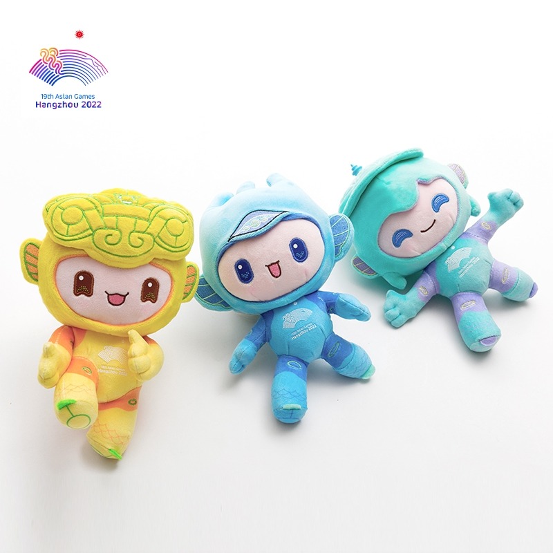 Asian Games Mascot Plush Set