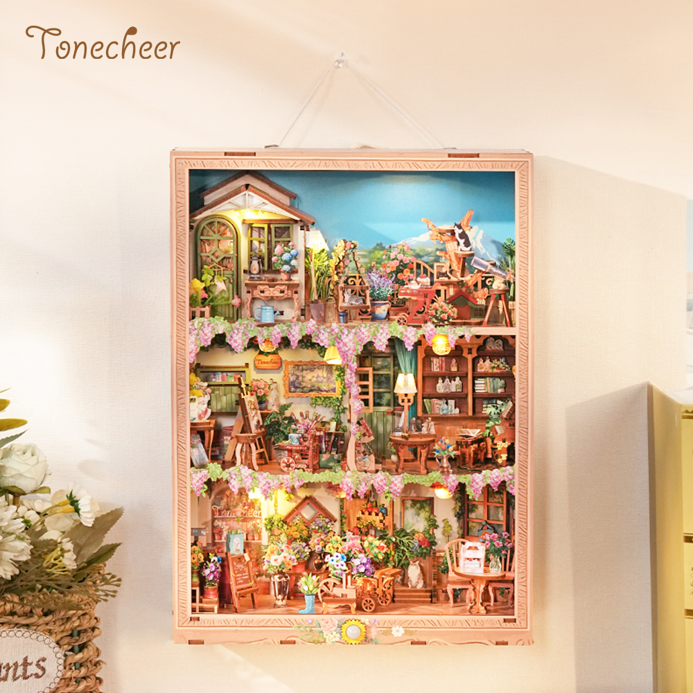3D PUZZLE DIY Story Frame TQ455 Blossom Time