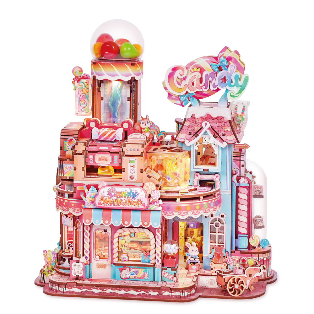 3D PUZZLE DIY Transmission Model TQ424 Candy Workshop