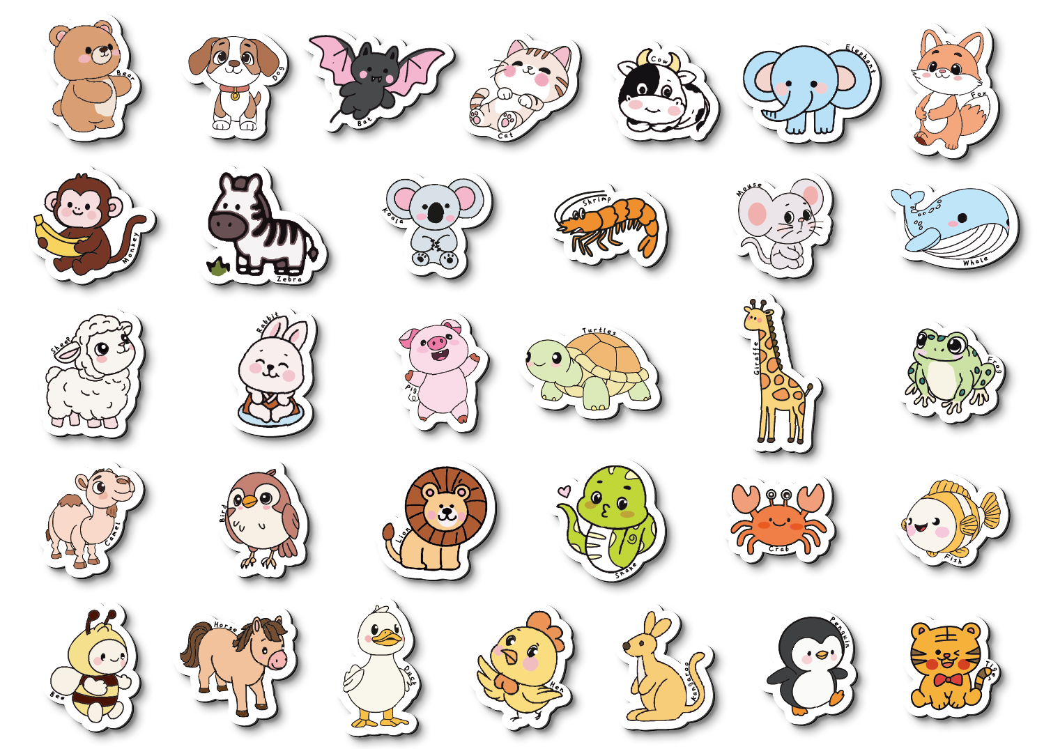 Animal fridge magnet