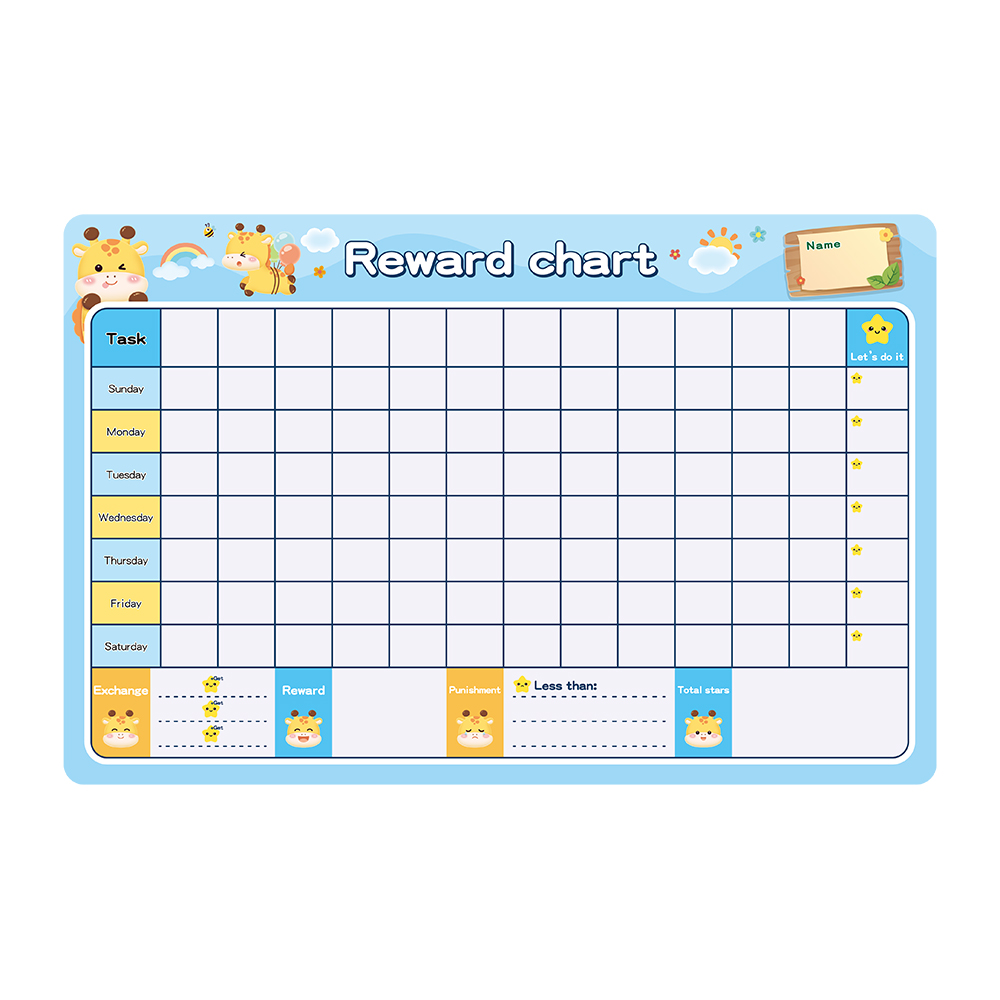children reward chart
