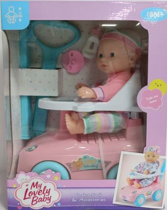 12 inch blow-dry bottle doll