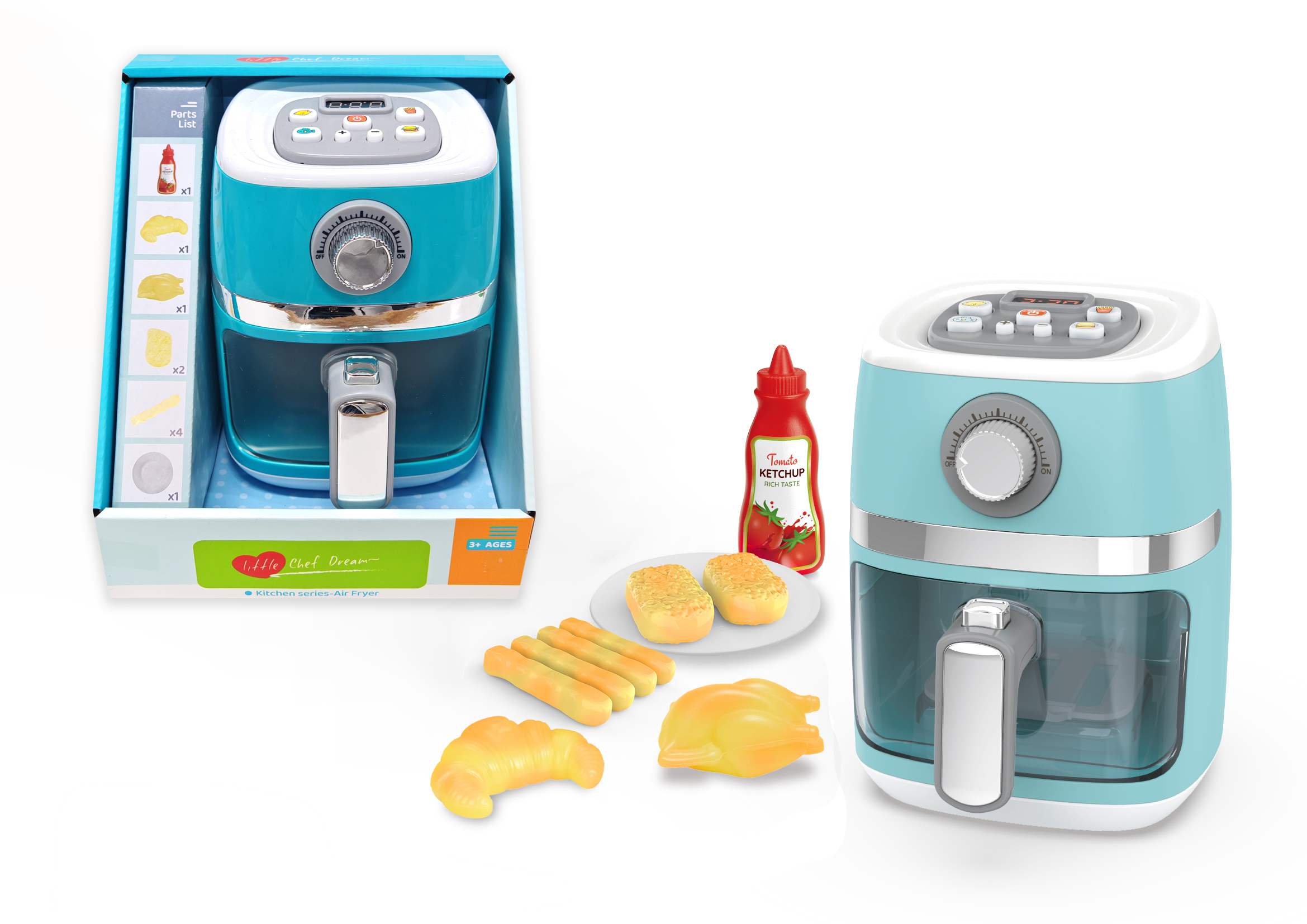 Electric color-changing air fryer (MG26U0014)