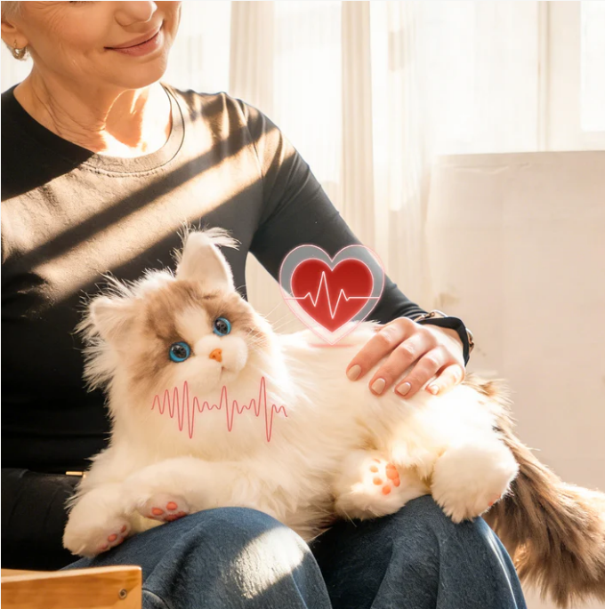 Ragdoll Percy 1.1-Percy Robot Cat - Interactive Emotional Support Pet Weighted