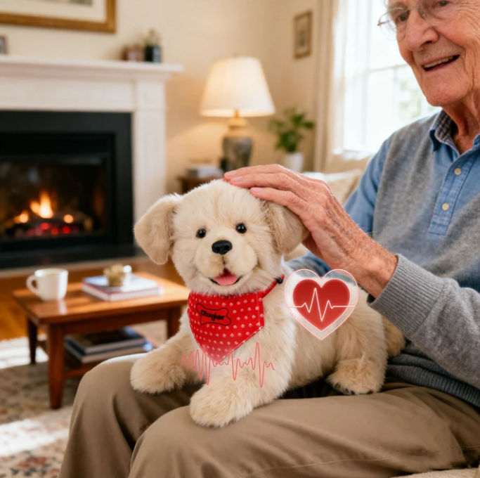 Golden Retriever-Percy 1.1 Robotic Dog Companion Designed for Comfort