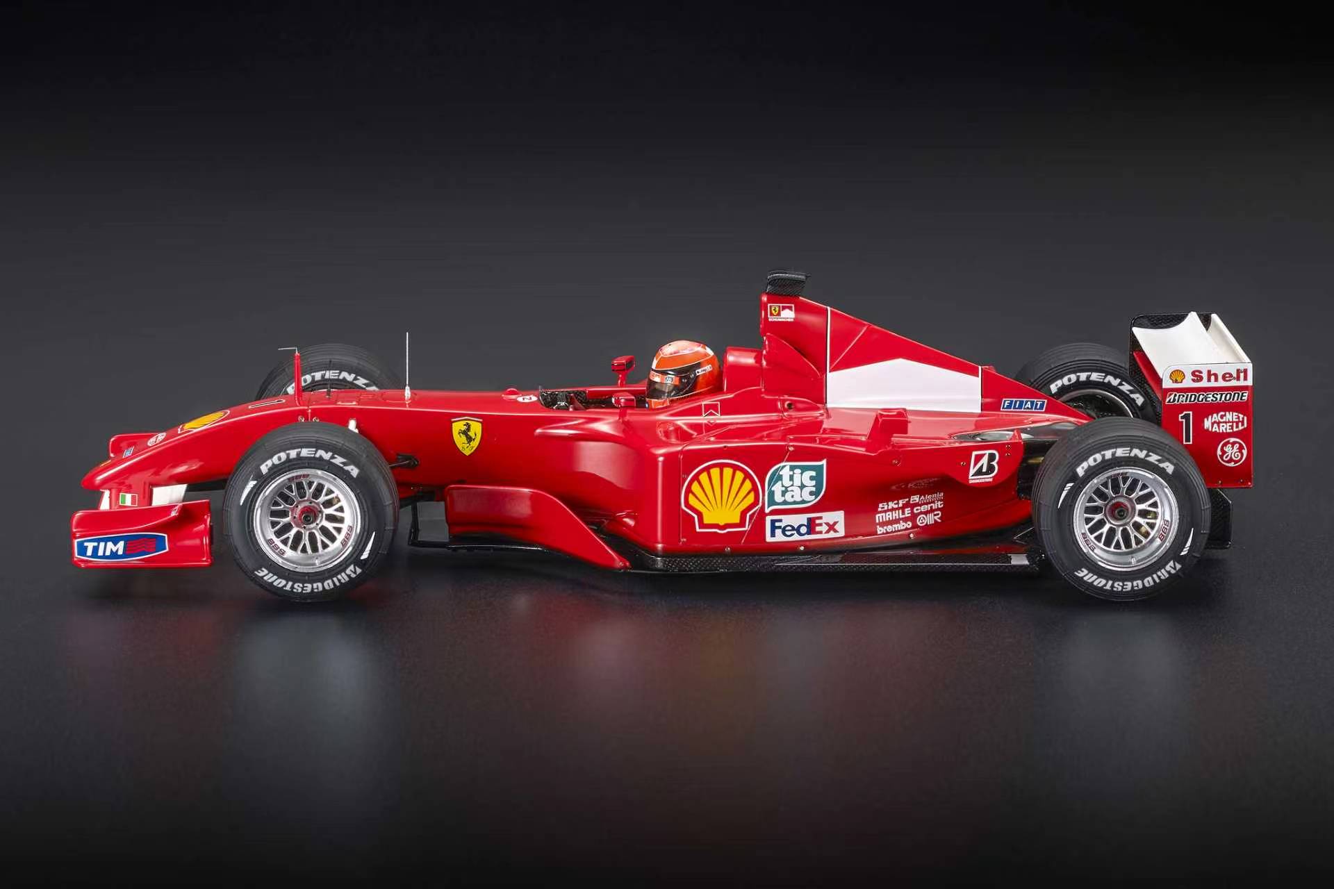 2001 款法拉利 F2001 1 号车 迈克尔・舒马赫 2001 年摩纳哥大奖赛冠军车