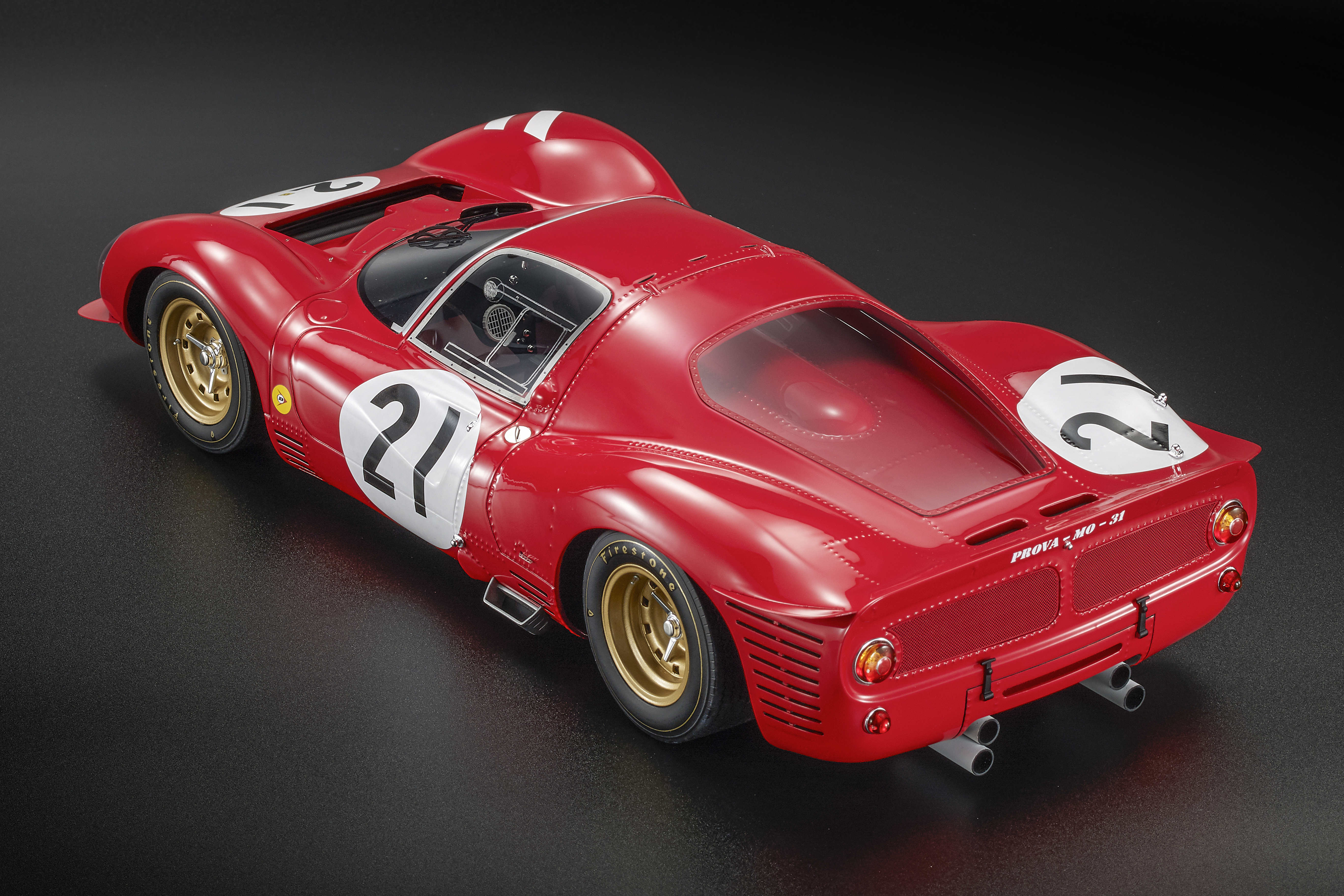 330 P3 (1966) - No.21 L. Bandini/ J. Guichet - 24 Hours of Le Mans 1966