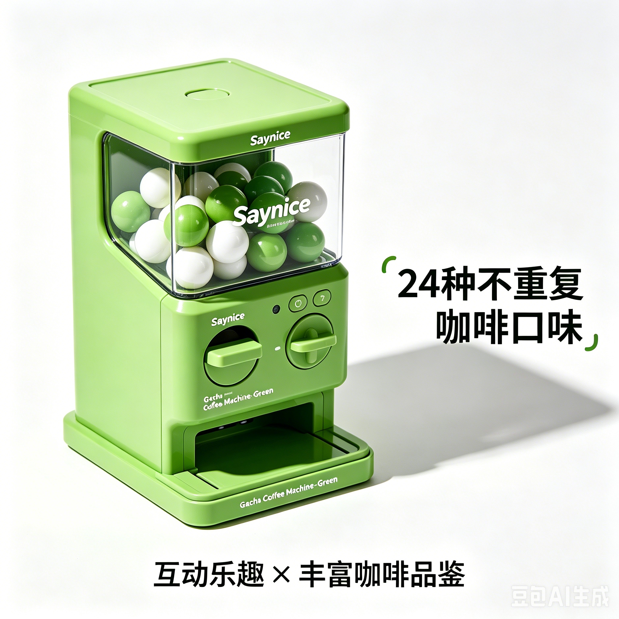 Saynice Gacha Coffee Machine - Green