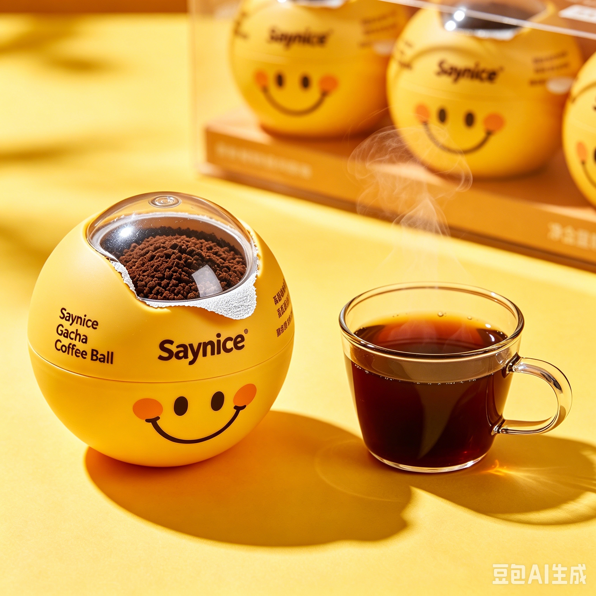 Saynice Gacha Coffee Machine - Orange