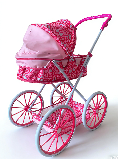 Eco-friendly Baby Doll Stroller - SO-6918W-1