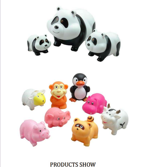 animal toys, plastic dolls, floating duck toys, pet toys, cartoon toys, plastic toys