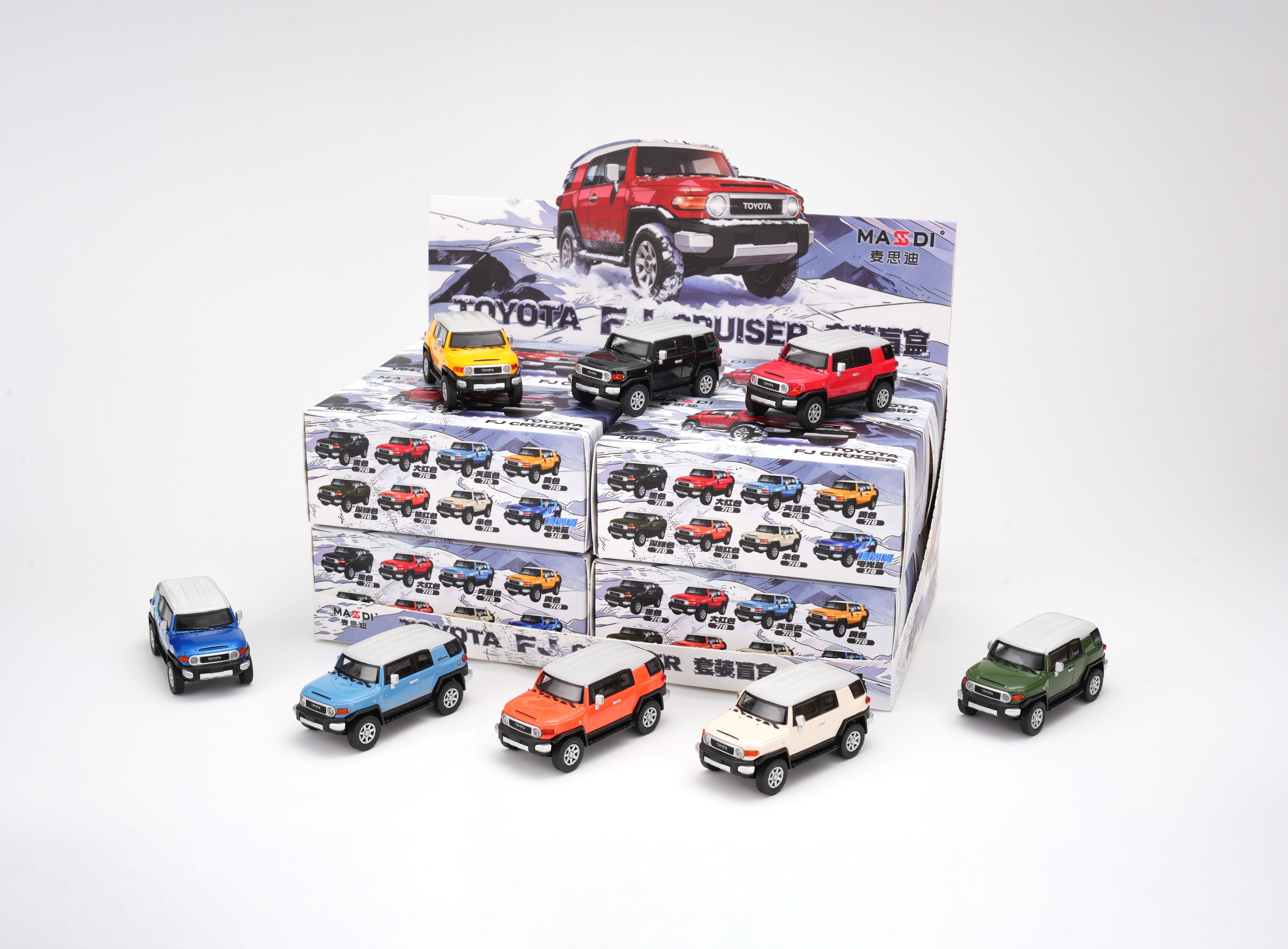 FJ CRUISER BLIND BOX - 1/64 Scale Diecast Model Car