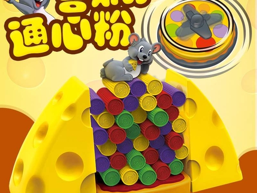 Cheese-shaped parent-child desktop educational toy