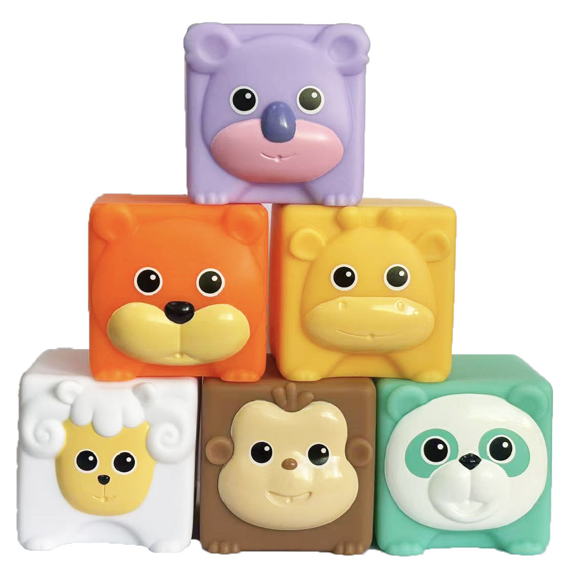 Stackable Animal Blocks Set