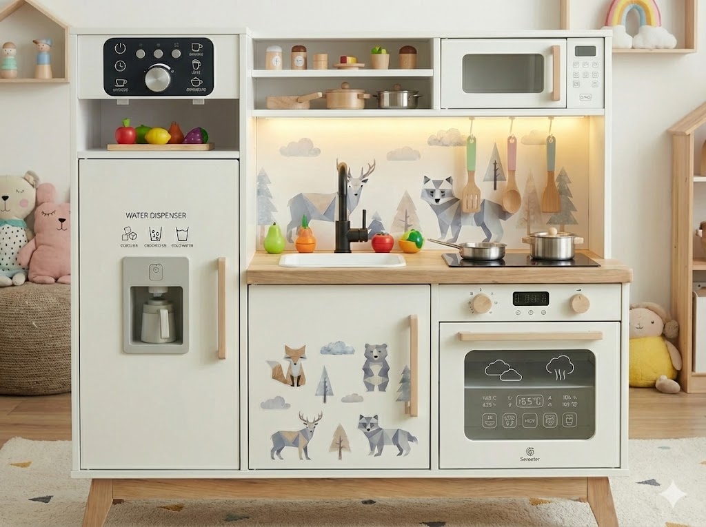 Wooden Play Kitchen