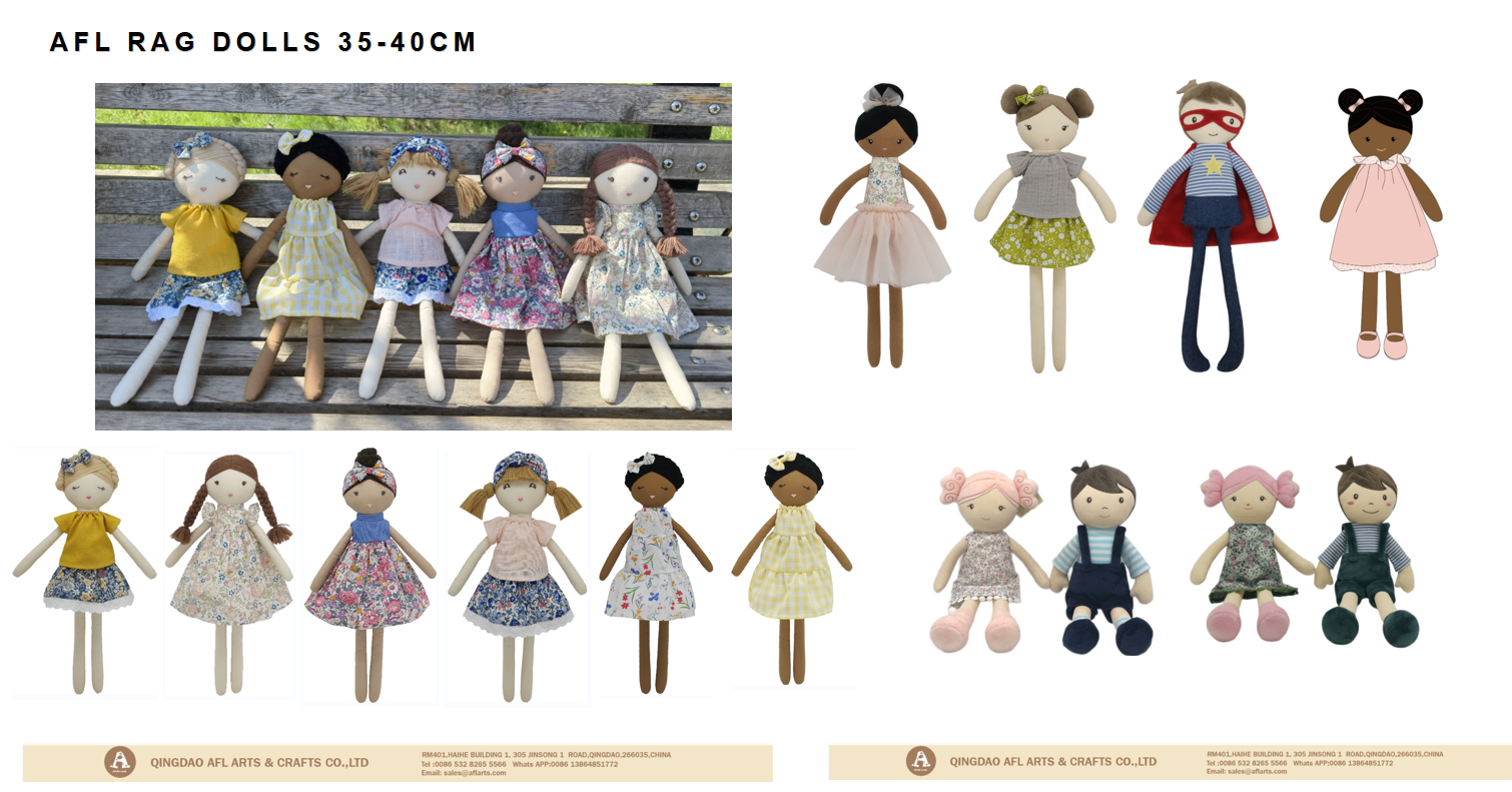 AFL RAG DOLLS 35-40CM