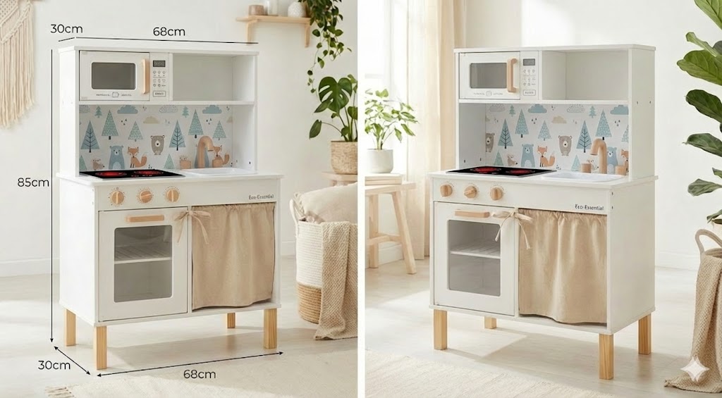 Wooden Play Kitchen